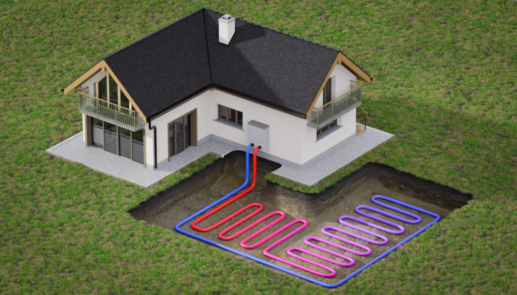 Ground source geothermal system